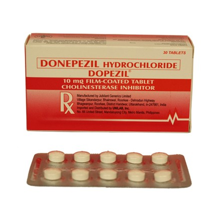 DOPEZIL Donepezil Hydrochloride 10mg Film-Coated Tablet 1's price in ...